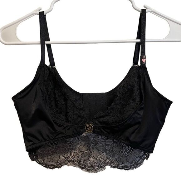 NWOT- Victoria’s Secret- VERY SEXY So Obsessed Unlined Corset Lace Top Bra, Med - Picture 10 of 11